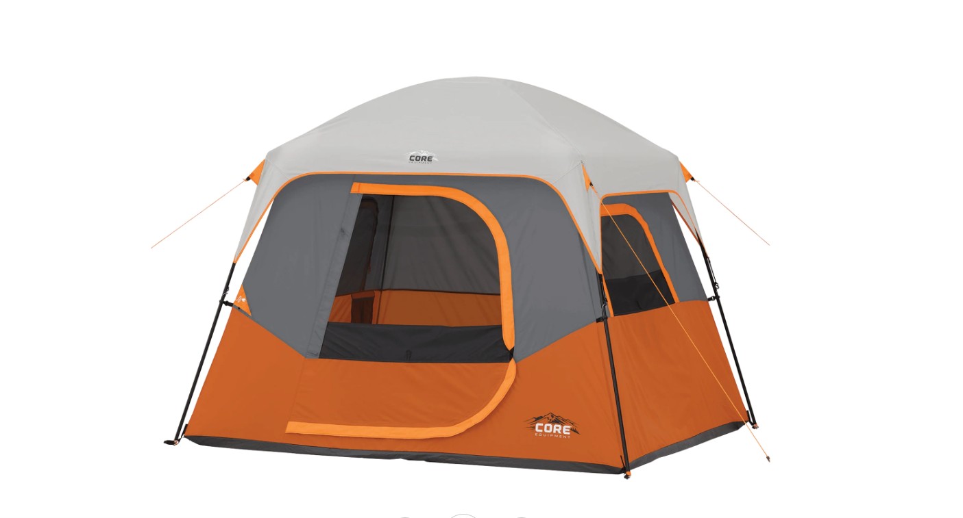 CORE 4 Person Straight Wall Cabin Tent