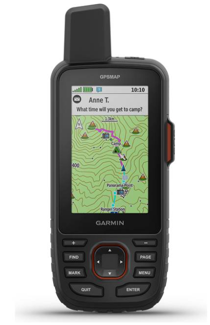 Garmin GPSMAP 67i GPS device for Alaska adventures