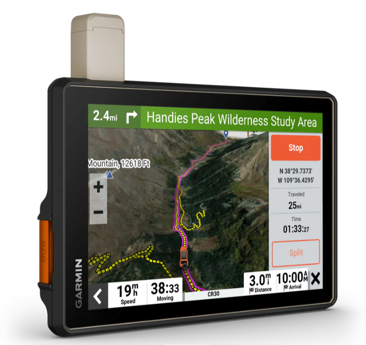 Garmin Tread Overland navigation device for Alaska road trips and overland travel