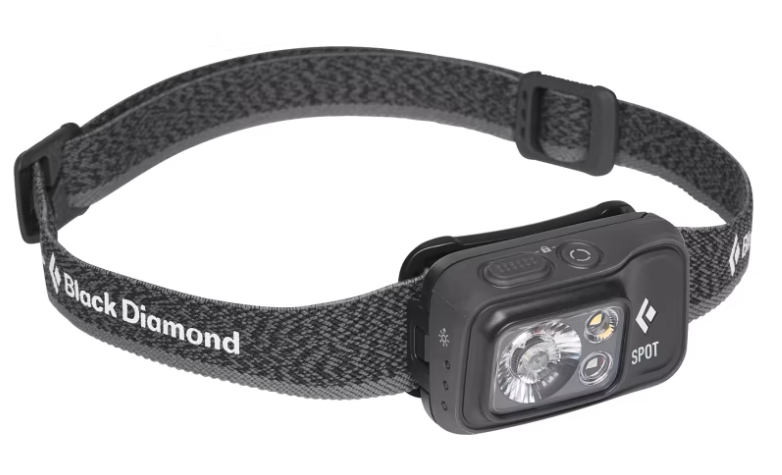 Black Diamond Spot 400 headlamp for winter hiking in Alaska