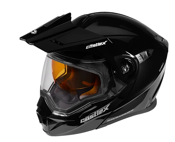 Castle X EXO-CX950 modular snowmachine helmet for Alaska winter riding