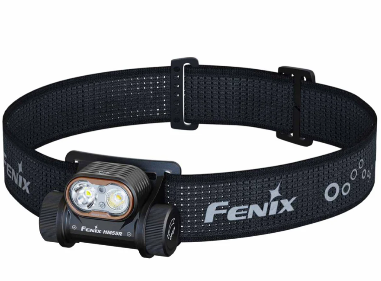 Fenix HM55R rechargeable headlamp for Alaska winter darkness