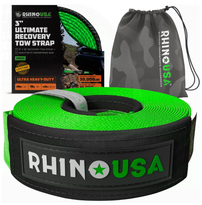 Rhino USA Recovery Tow Strap